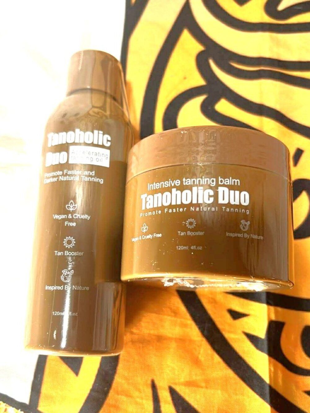 NEW Tanoholic Duo Tanning Set – Balm + Oil – Vegan & Cruelty‑Free